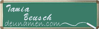 Tamia Beusch Visitenkarte